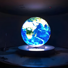 Curved 360-Degree LED Video Screen: Special Creative Spherical Shape Display