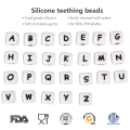 Makanan Grade Letter silikon Beething Teething