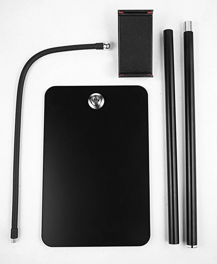 135cm Universal Tablet Floor Holder with 55cm Gooseneck Arm for iPad Phone