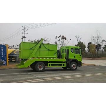 Camion poubelle à bras oscillant à benne basculante