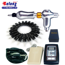 Solong Best tattoo gun with power supply Permanent Makeup Pen Kit