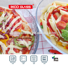 Reusable microwave safe heat resistant pyrex glass baking pans