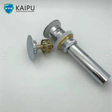 Stainless steel basin waste