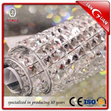 Hot fix self Adhesive crystal rhinestone mesh