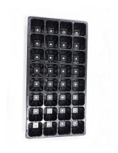 Plastic Germination Trays with Cells for Greenhouse Vegetable Seed Starting