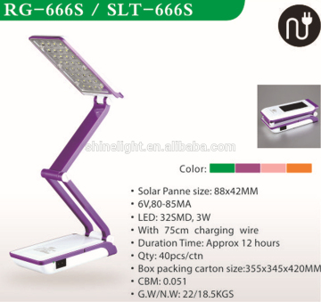 Fast-selling,colorful folding led desk lamp,LED Lamp rechargeable folding desk lamp SLT-666