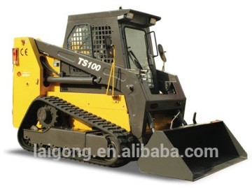 Multi-function tracked mini skid steer loader