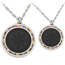 Quantum Bio Energy Negative Ions Pendant Crafted from Lava Stone and Scalar Volcanic Rock