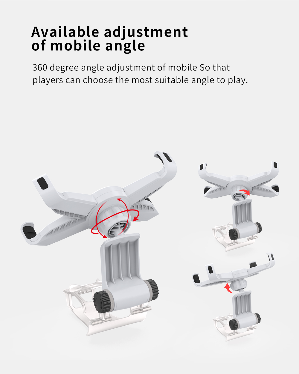 Adjustable Phone Holder Clip for PS5 Controller Adjustable Phone Holder Clip for PS5 Controller