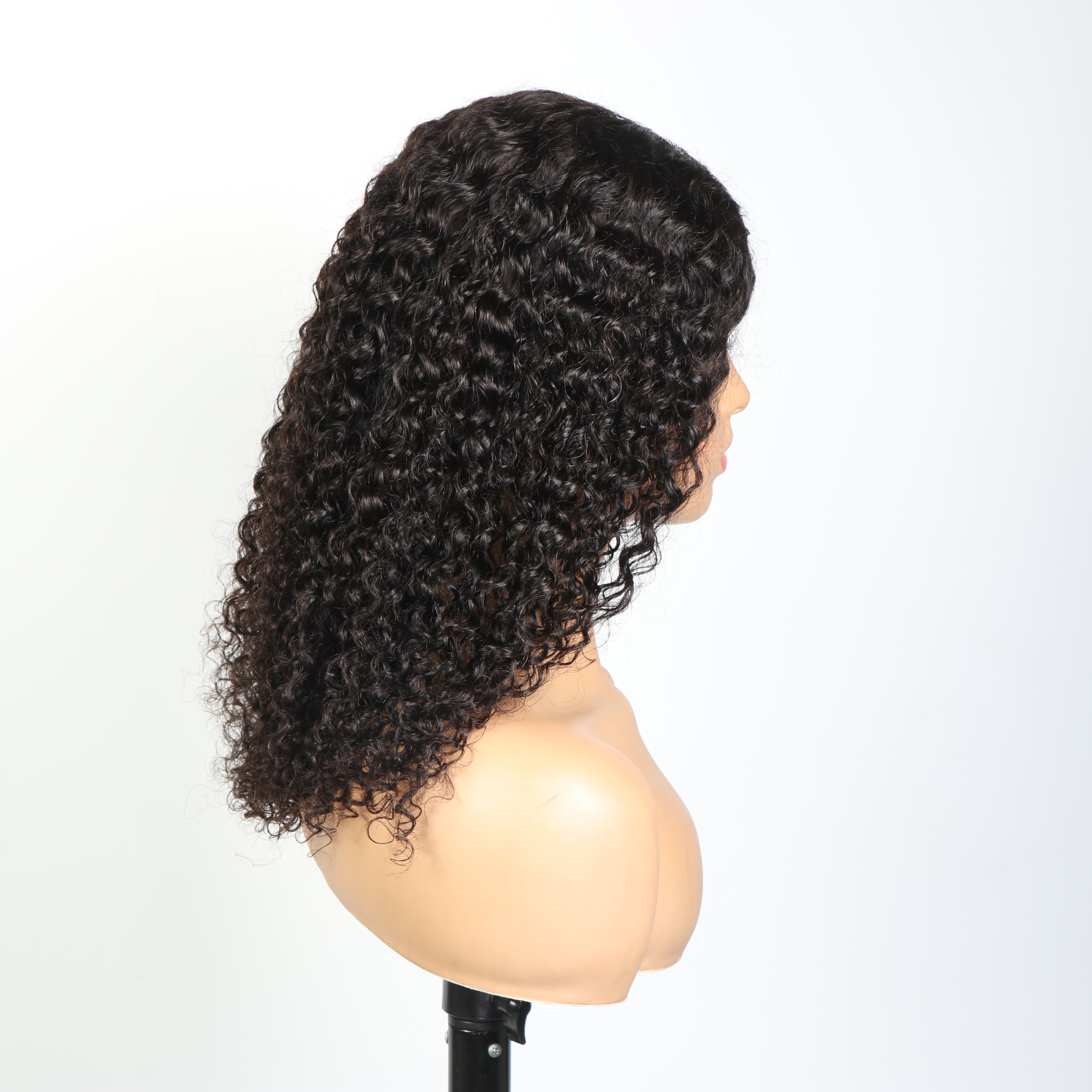 New Style Wig For Black Women Glueless V part Jerry Curl Wig Human Hair Peruvian U part Raw Hair Vendors