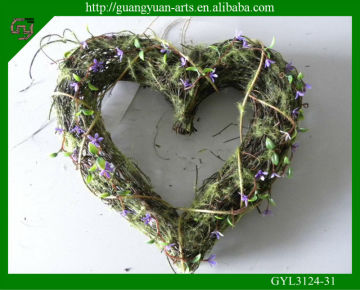 heart shape Christmas decorative wreath