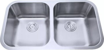 Under Mount Double Basin Two Bowl Sink