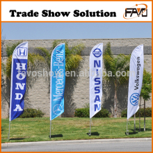 Customized Logo Flying Flag, Stable Beach Flag Stand