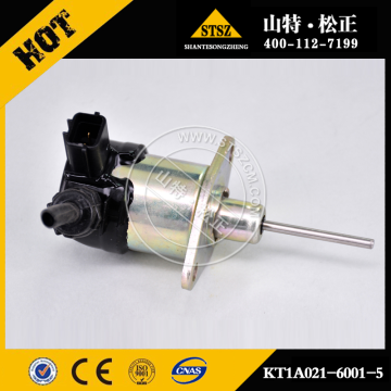 KOMATSU Engine S4D87E-1-CH SOLENOID KT1A021-6001-5