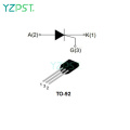 높은 DV/DT 속도 TO-92 0.8A SCR