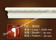 Living / Bed Room Decoration PU Mouldings / cornice /panel mouldings