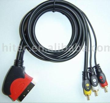 Scart to RCA cables