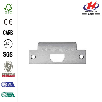 Satin Chrome Commercial Strike Plate