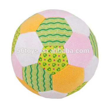 cute super soft stuffed cotton fabric soft plush baby ball toy