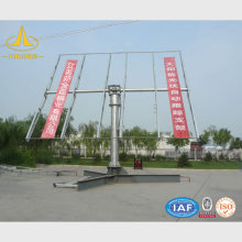 Solar Panel Street Light Pole With Galvanized