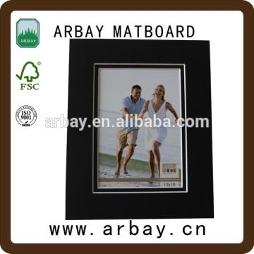 custom logo single layer and digital frame/car frame matboard /paperboard