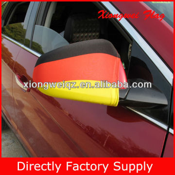 Hot sale car flag side mirror sock wholesale Germany car mirror cover flag