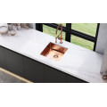 Meiao 44x44 Square Gold Elegant Bathroom Undermount Basin