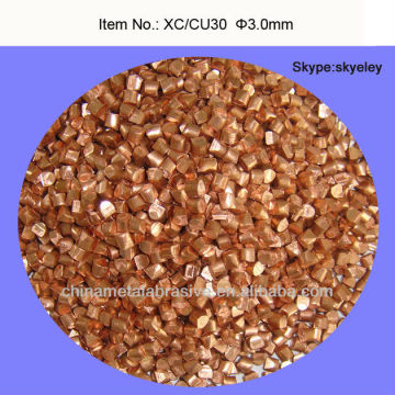 Copper cut wire shot abrasive