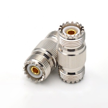 High Performance RF Coaxial UHF Female to UHF Female Connector