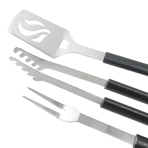 3 Stück hochwertiges Edelstahl-Grill-Toolset