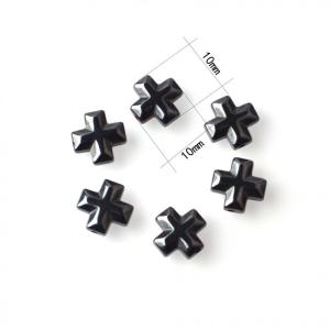 Hematite Cross Beads 10x10mm para hacer joyas