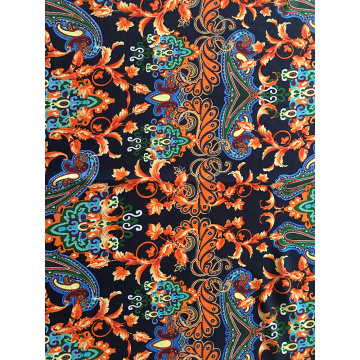 Baroque Design Rayon Poplin shuttle 45S Printing Fabric