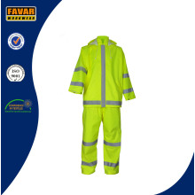 Wholesale Waterproof Protective Workwear Reflective Rain Suit