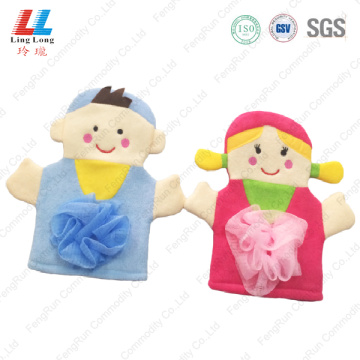 Couple style lovely bath gloves