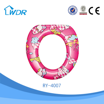 Bathroom PVC baby red colorful hygienic clean shower toilet seat