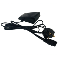 UK Plug Sewing Machine Foot Control Pedal & Power Cord - Compatible with Singer, Elna, Janome, and New Home