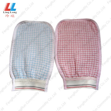 Gird Style Washing Bath Gloves