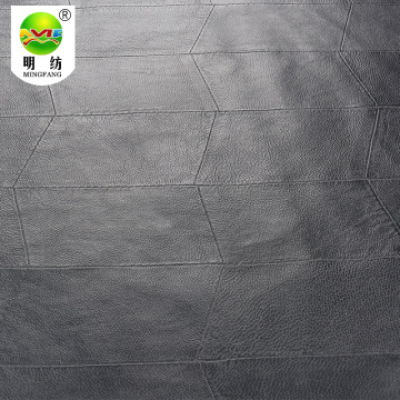 Embossed dubble side faux leather fabric for clothing