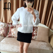 Factory direct wholesale price multicolor mink knitted fur poncho