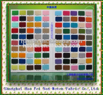 nonwoven fabric/color felt/polyester needle felt