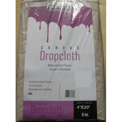 8 oz 4*20 canvas drop cloth