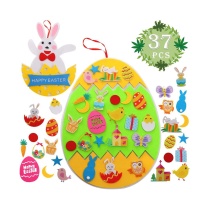 DIY Easter Felt Crafts for Kids: Creating Fun with Detachable Ornaments of Eggs and Bunnies