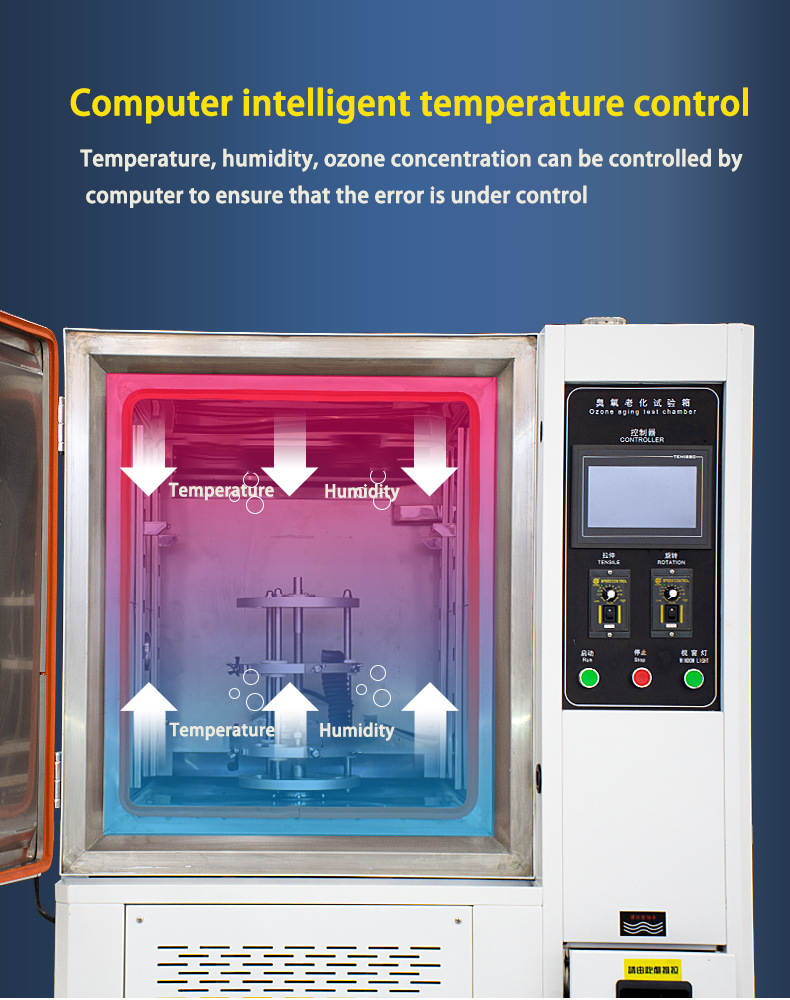 Ozone aging test chamber