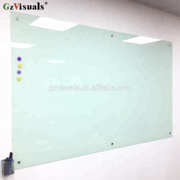 Non-glare Tempered Glass Frameless Magnetic Glass Whiteboard