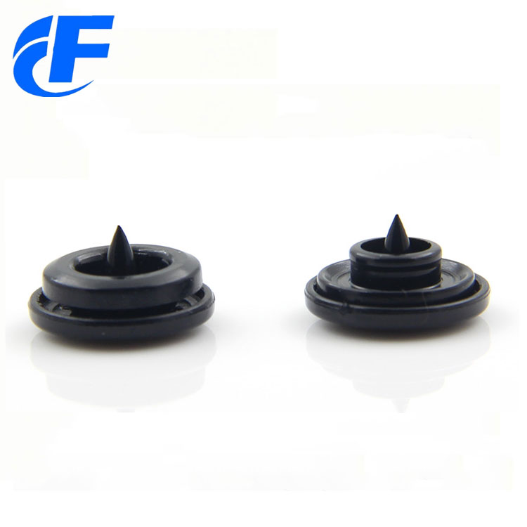 Wholesale four parts double cap plastic snap buttons