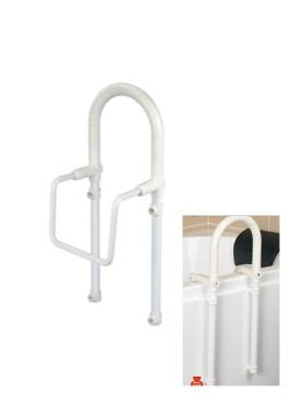 Bathtub Handrail Water Proof Safety Rails With Non-skid Rubber Pads