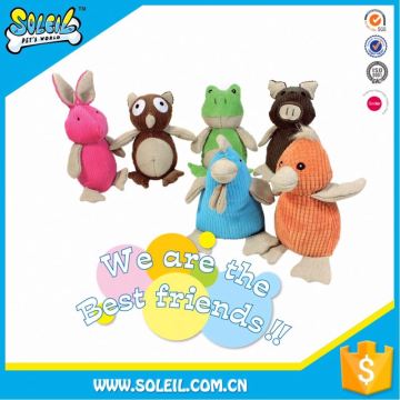 Various Colors Sound Toys Plush Dog Toys With Squeaker