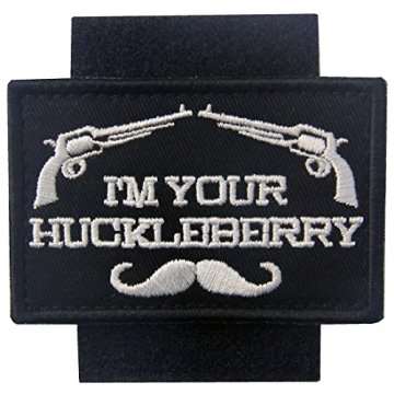 Huckleberry geborduurde militaire patches Tactical Army