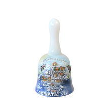 Ceramic Dinner Bell Souvenir Gift - Montenegro Travel Bell