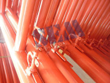 American Type Powder Coated Shoring Frames With Orange Scaffolding